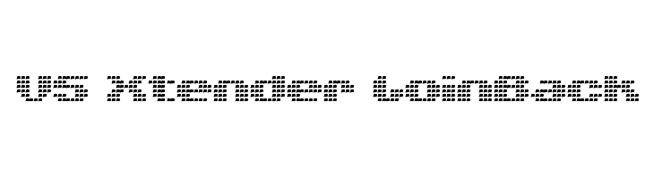 V5 Xtender LoinBack フォント