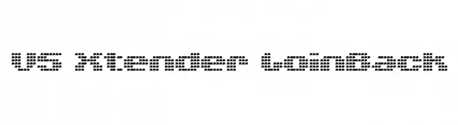V5 Xtender LoinBack  フリーフォントのダウンロード