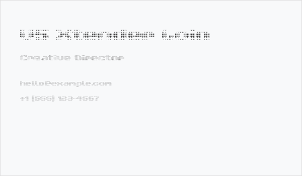 V5 Xtender Loin Business Card