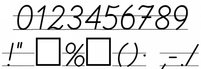 VA Pe 2 Font OTHER CHARS