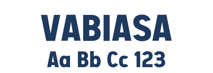 VABIASA Font Preview