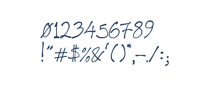 VAG-HandWritten Other Characters