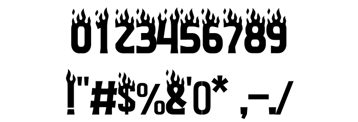 VAGUARD Font OTHER CHARS