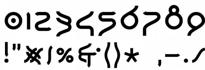 VAIO CON DIOS Font OTHER CHARS