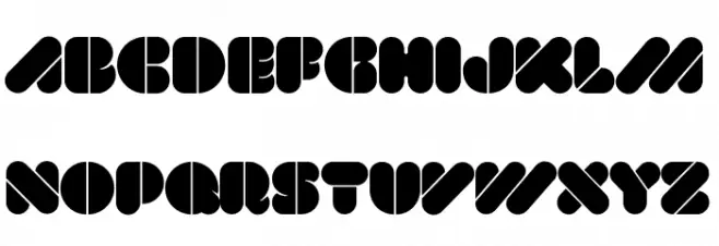 VAL Stencil Schriftart Groß