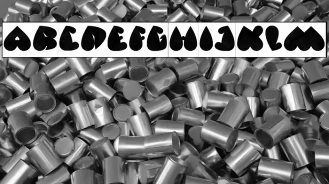 VALENTINE DAYS-Inverse Font examples