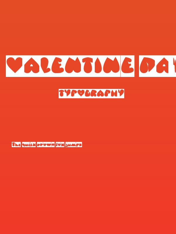 VALENTINE DAYS-Inverse Poster