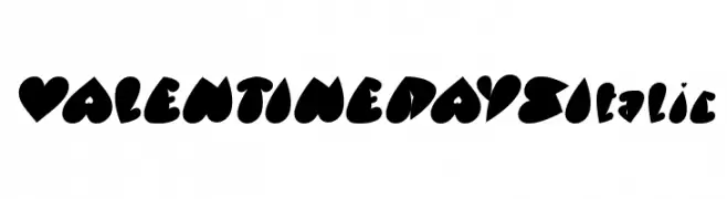 VALENTINE DAYS Italic  تنزيل الخطوط
