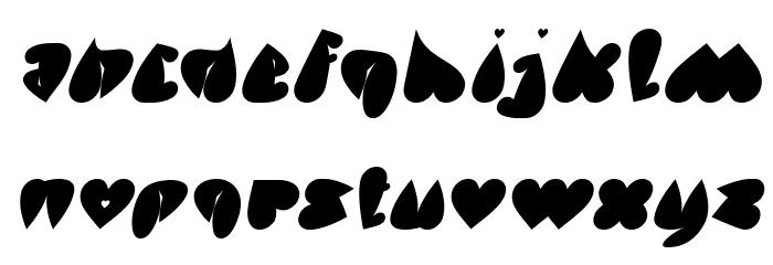 VALENTINE DAYS Italic Font LOWERCASE