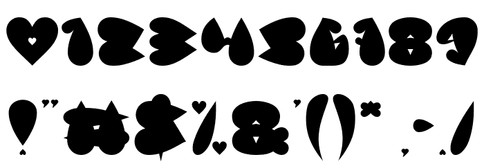 VALENTINE DAYS Font OTHER CHARS