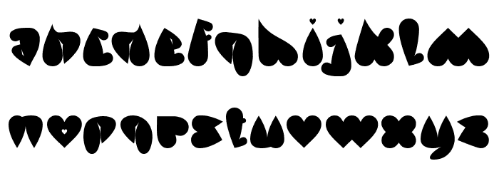 VALENTINE DAYS Font LOWERCASE