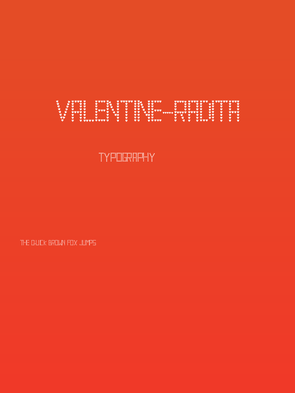 VALENTINE-RADITA Poster