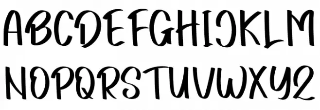 VALENTS  DAY Schriftart Groß