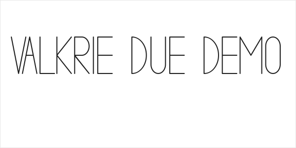 VALKRIE DUE demo Logo