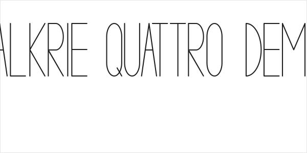 VALKRIE QUATTRO demo Logo