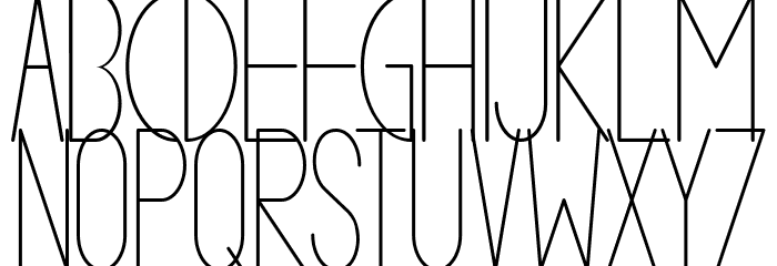 VALKRIE TRE demo Font LOWERCASE