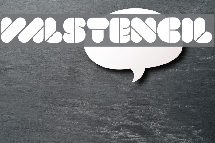 VALStencil Font examples