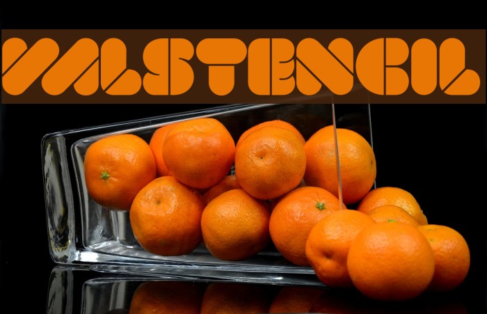 VALStencil Font examples