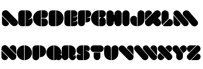 VALStencil Font LOWERCASE