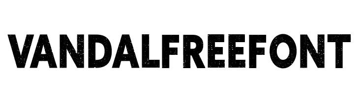 VANDAL Free Font  font caratteri gratis
