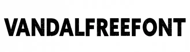 VANDAL Free Font  Frei Schriftart Herunterladen