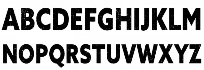 VANDAL Free Font Font Litere mici