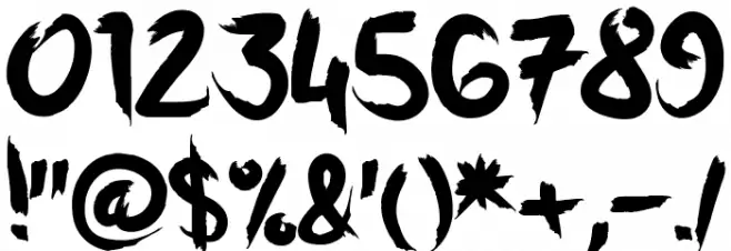 VANITY_CRE Font OTHER CHARS