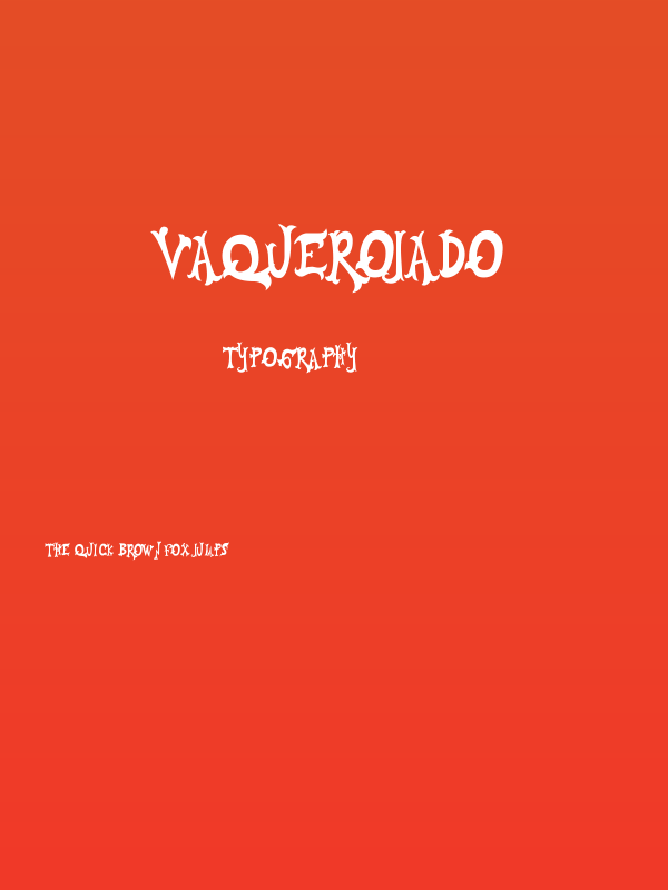 VAQUEROJADO Poster