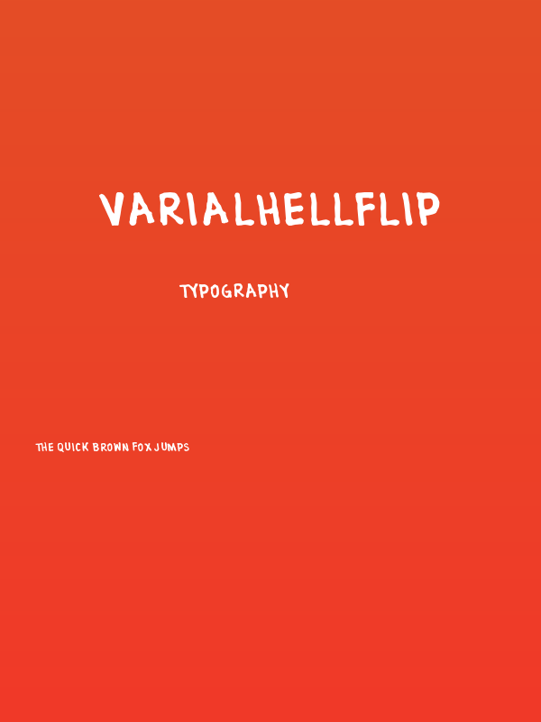 VARIALHELLFLIP Poster