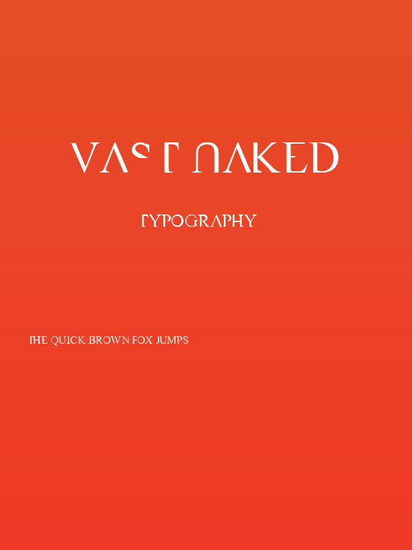 VAST Naked Poster