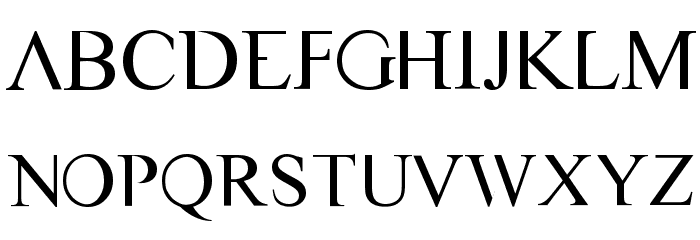 VAST Naked Font LOWERCASE
