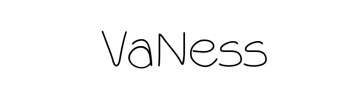 VaNess  Frei Schriftart Herunterladen