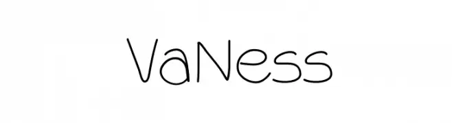 VaNess  Frei Schriftart Herunterladen