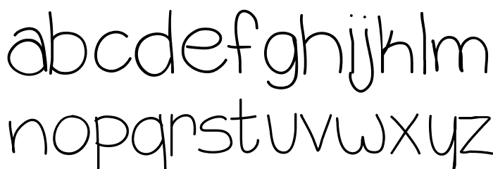 VaNess Font LOWERCASE