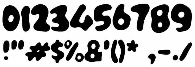 Vabedo Шрифта ДРУГИЕ символов