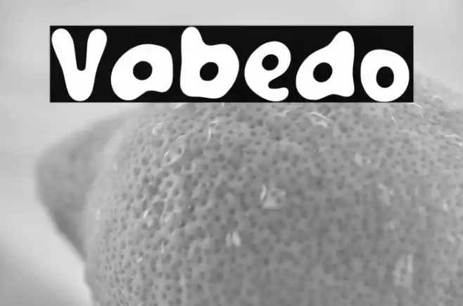 Vabedo フォント examples