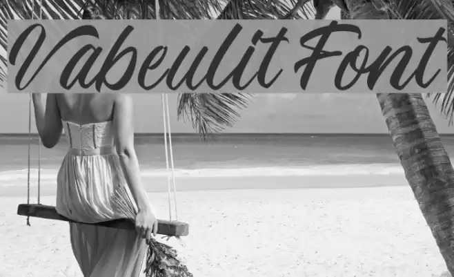 Vabeulit Font Font examples