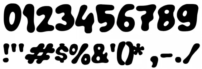 Vabloha Шрифта ДРУГИЕ символов