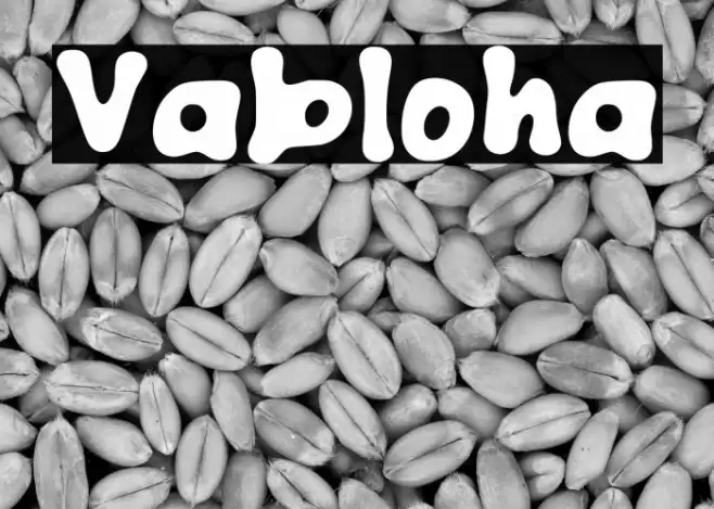 Vabloha Font examples