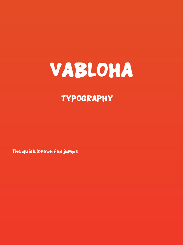 Vabloha Poster