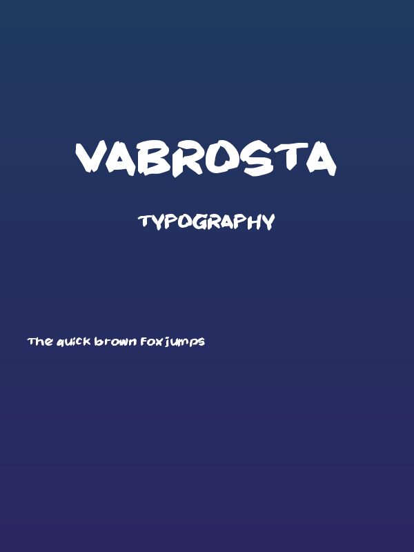 Vabrosta Poster