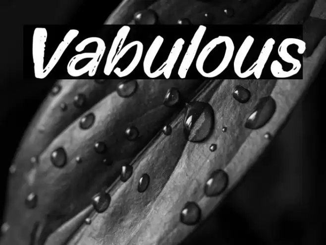 Vabulous Fonte examples