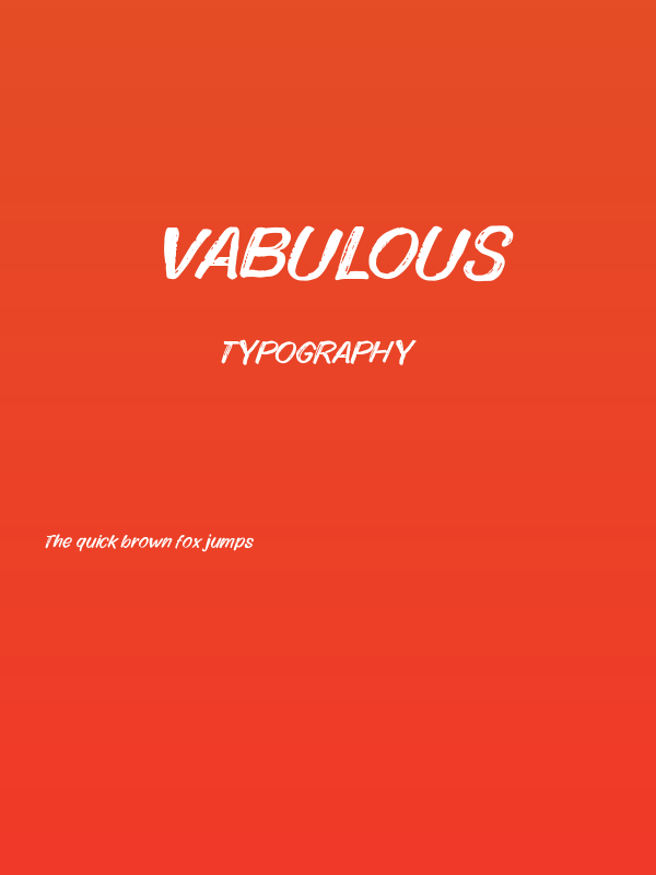 Vabulous Poster