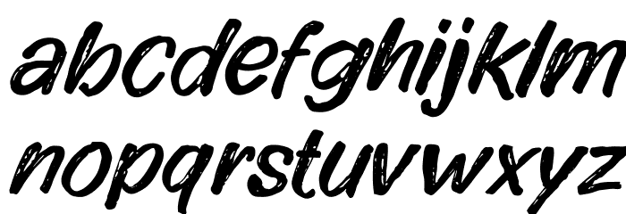 Vabulous Font LOWERCASE
