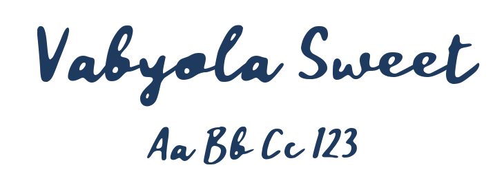 Vabyola Sweet Font Preview