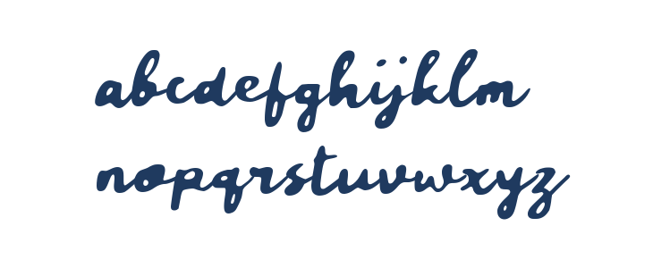 Vabyola Sweet Lowercase