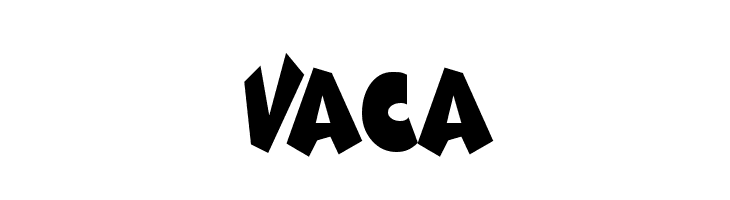 Vaca  Free Fonts Download