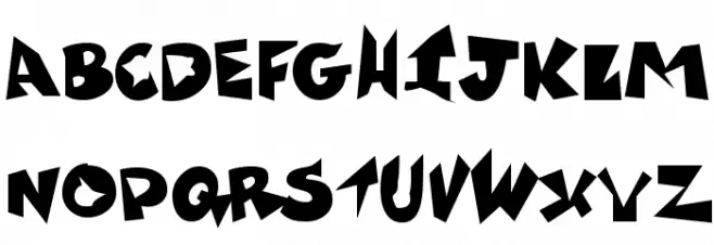 Vaca Font UPPERCASE