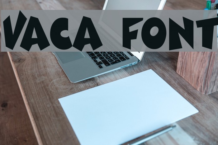 Vaca Font examples
