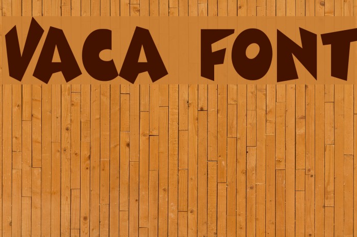 Vaca Font examples